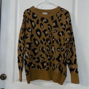 Cheetah sweater